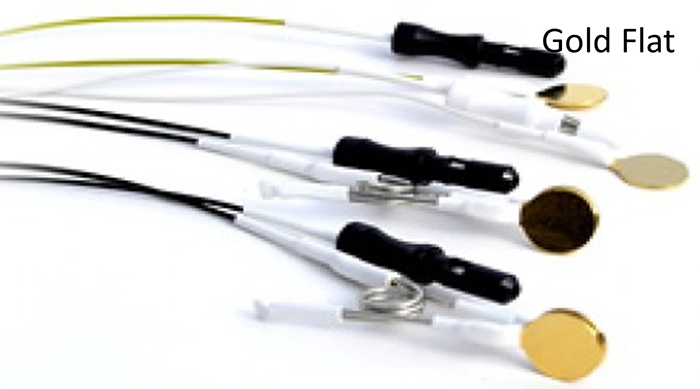 Gold flat electrode